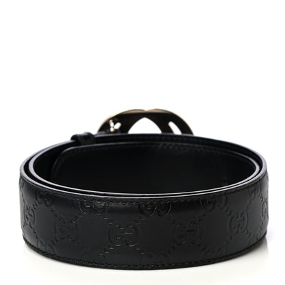Gucci Guccissima Interlocking G 40mm Belt 80 32 Black 2 of 4