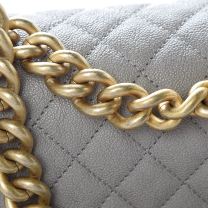 Chanel Caviar Quilted Small Boy Flap Grey 12 of 13