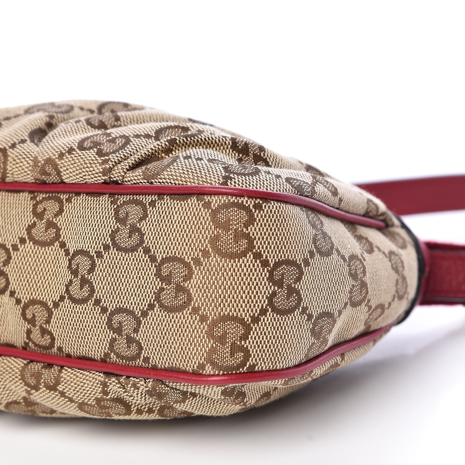 Gucci Monogram Lovely Heart Cosmetic Case Red 10 of 10