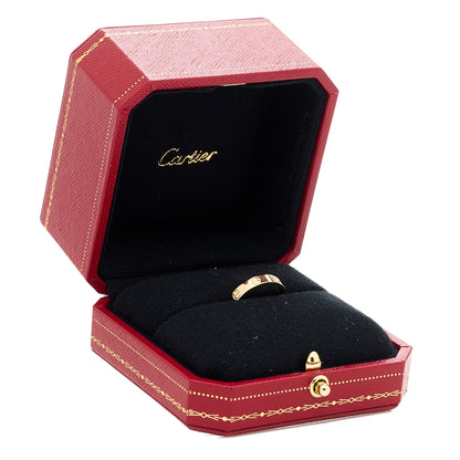 Cartier 18K Yellow Gold 3.5mm LOVE Wedding Band Ring 50 5.25 5 of 5