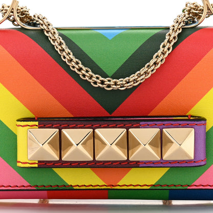 Valentino Garavani Vitello 1973 Mini Va Va Voom Chain Shoulder Bag Multicolor 7 of 10