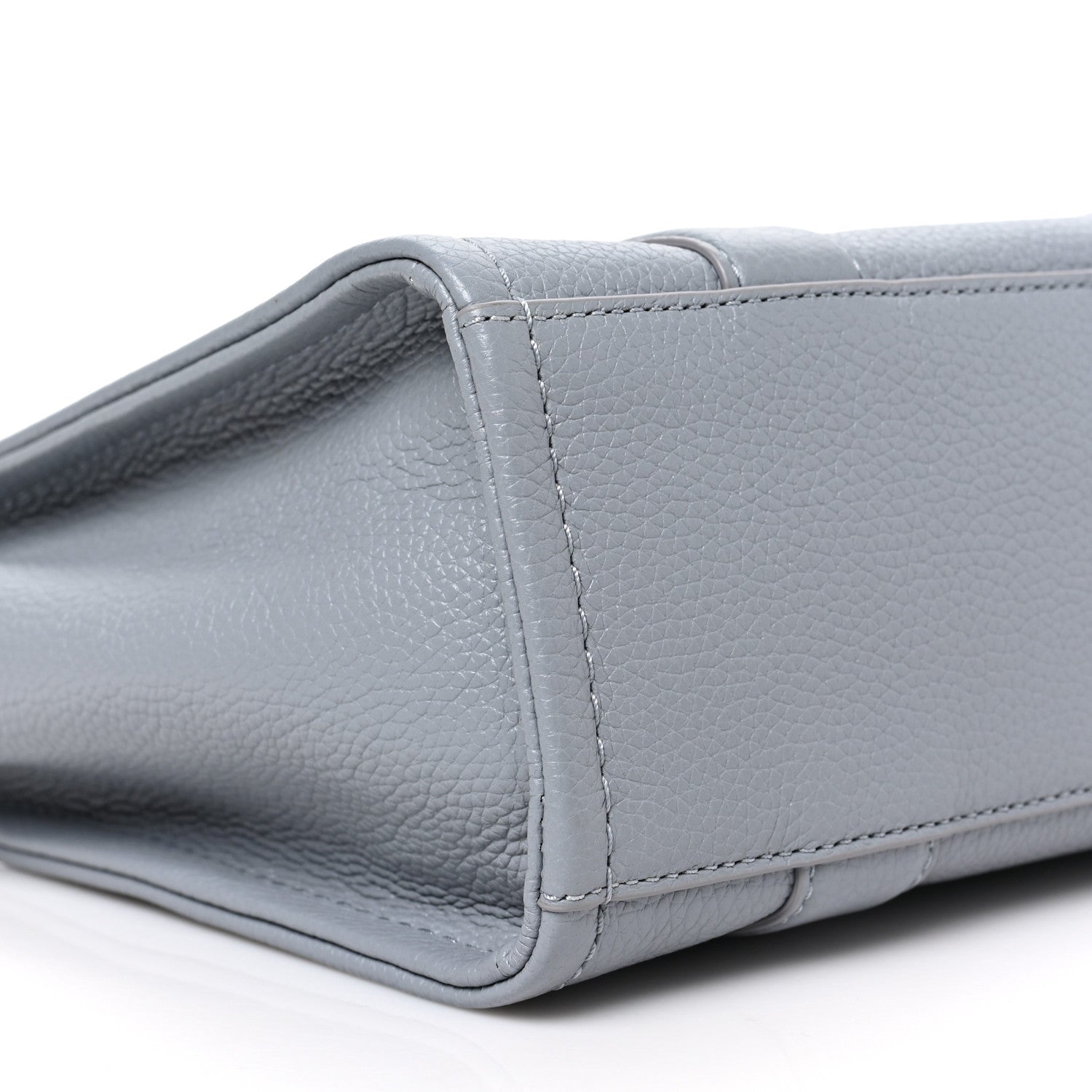 Marc Jacobs Grained Calfskin Small The Tote Bag Grey 9 of 10