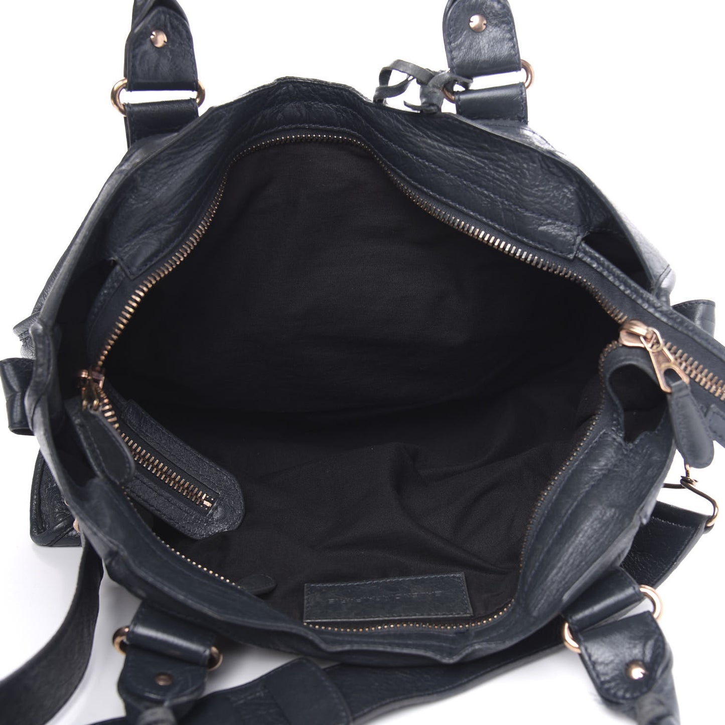 Agneau Giant 21 Rose Gold Hardware Part Time Anthracite