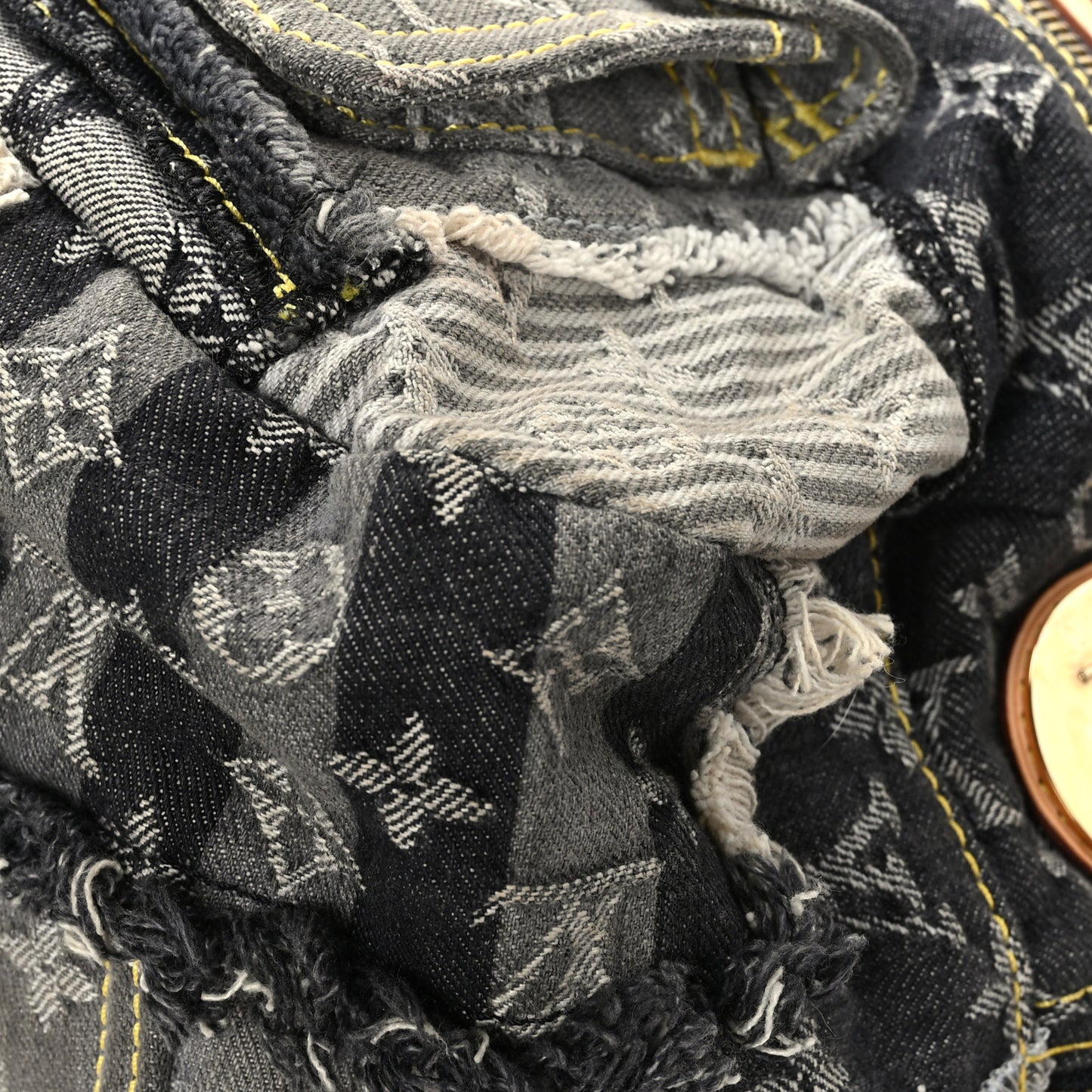 Denim Patchwork Bowly Black