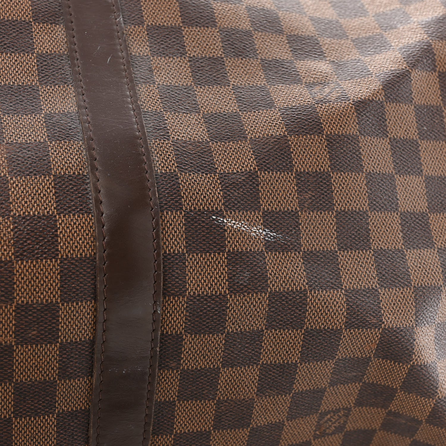 Louis Vuitton Damier Ebene Keepall Bandouliere 55 12 of 16