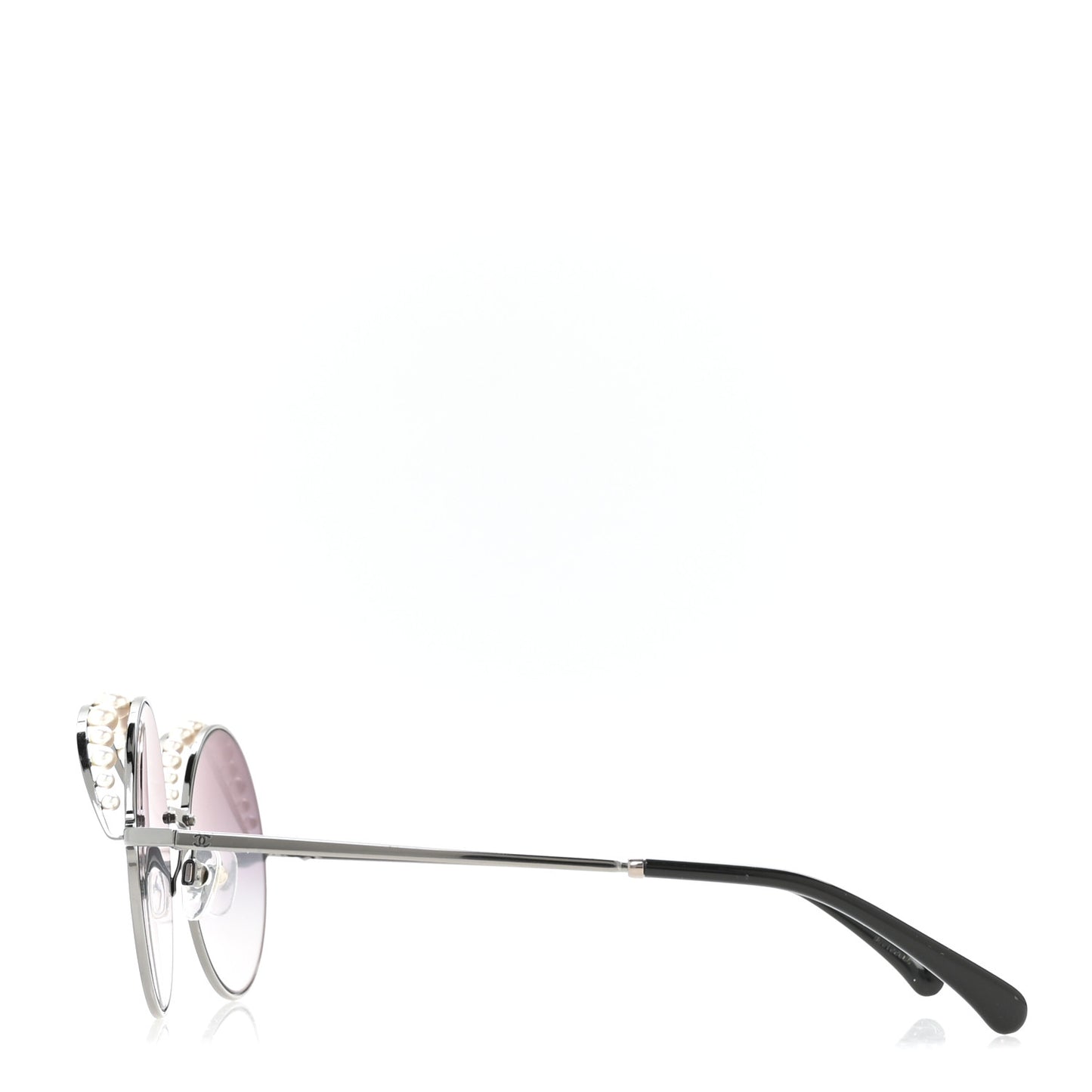 Pearl Round Sunglasses 4234-H Black