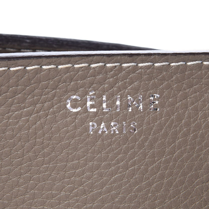Celine Pebbled Calfskin Mini Luggage Souris 6 of 14
