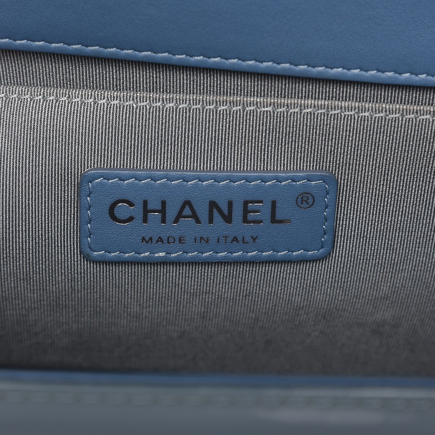 Chanel Patent Calfskin Medium Boy Flap Light Blue 8 of 11