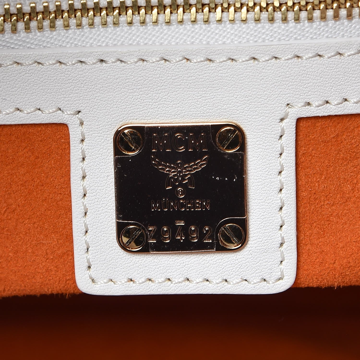 MCM Visetos Patricia Hobo White 6 of 9