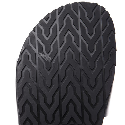Saint Laurent Calfskin Monogram Jimmy Joan Slide Sandals 37 Black 11 of 12