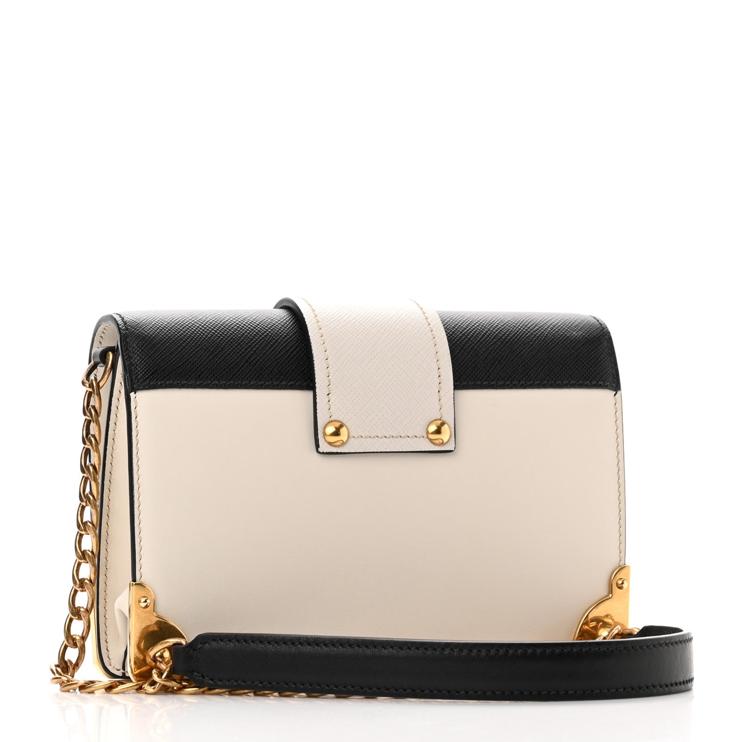City Calf Saffiano Astrology Cahier Bag Talco Black