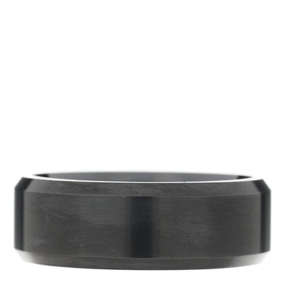 David Yurman Black Titanium 8.5mm Beveled Band Ring 67 11.75 3 of 4