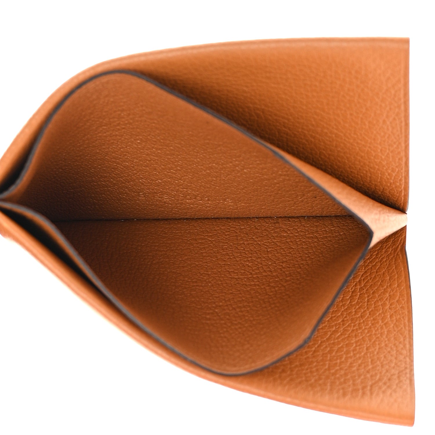 Hermes Evercolor Sellier Card Holder Caramel 5 of 8
