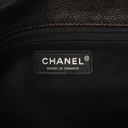Chanel Caviar Quilted Jumbo Mademoiselle Flap Brown 6 of 10