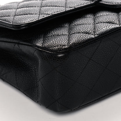 Chanel Caviar Quilted Medium Double Flap Black 11 of 12