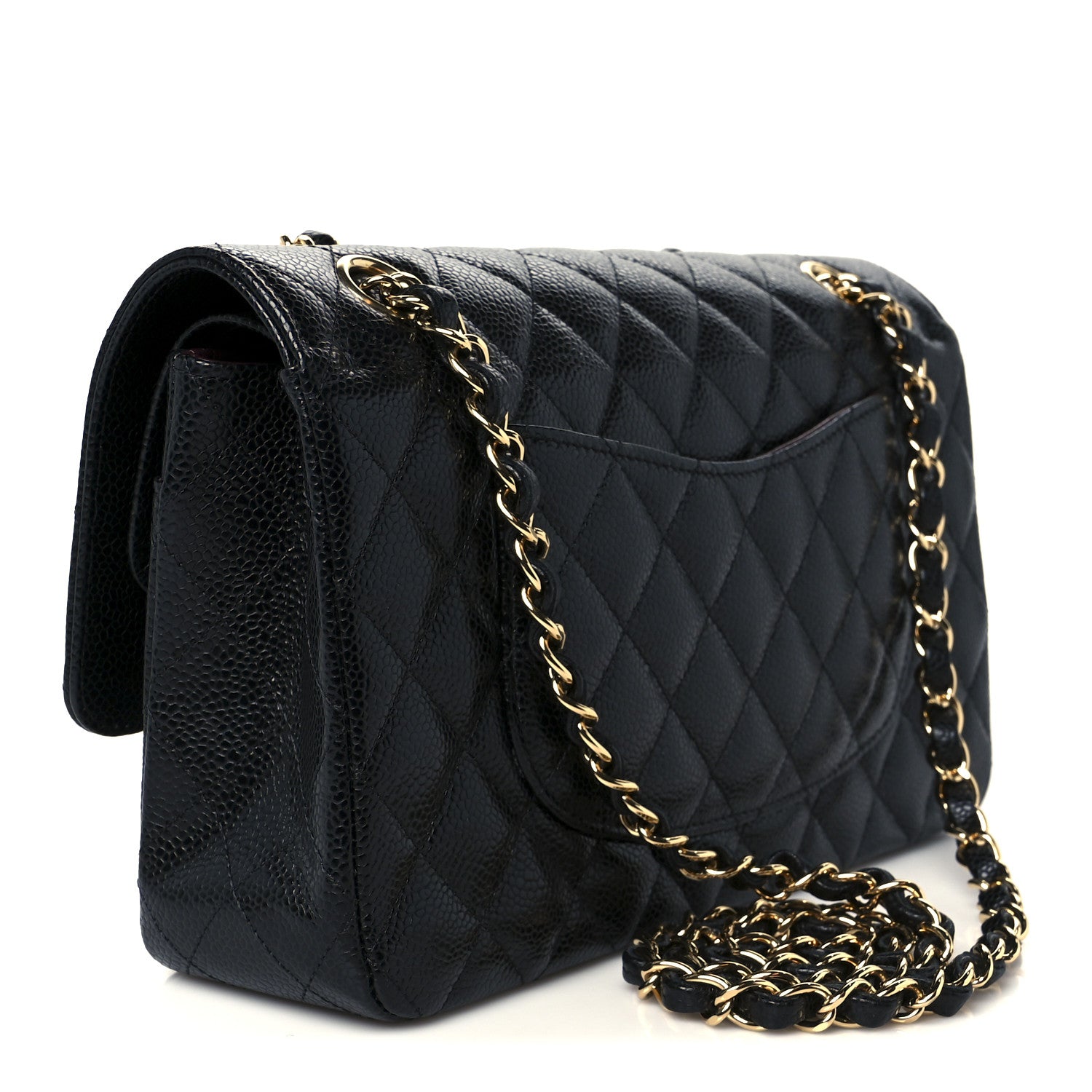 Chanel Caviar Quilted Medium Double Flap Black 3 of 11