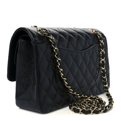 Chanel Caviar Quilted Medium Double Flap Black 3 of 11