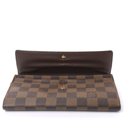 Louis Vuitton Damier Ebene Sarah Wallet 10 of 10