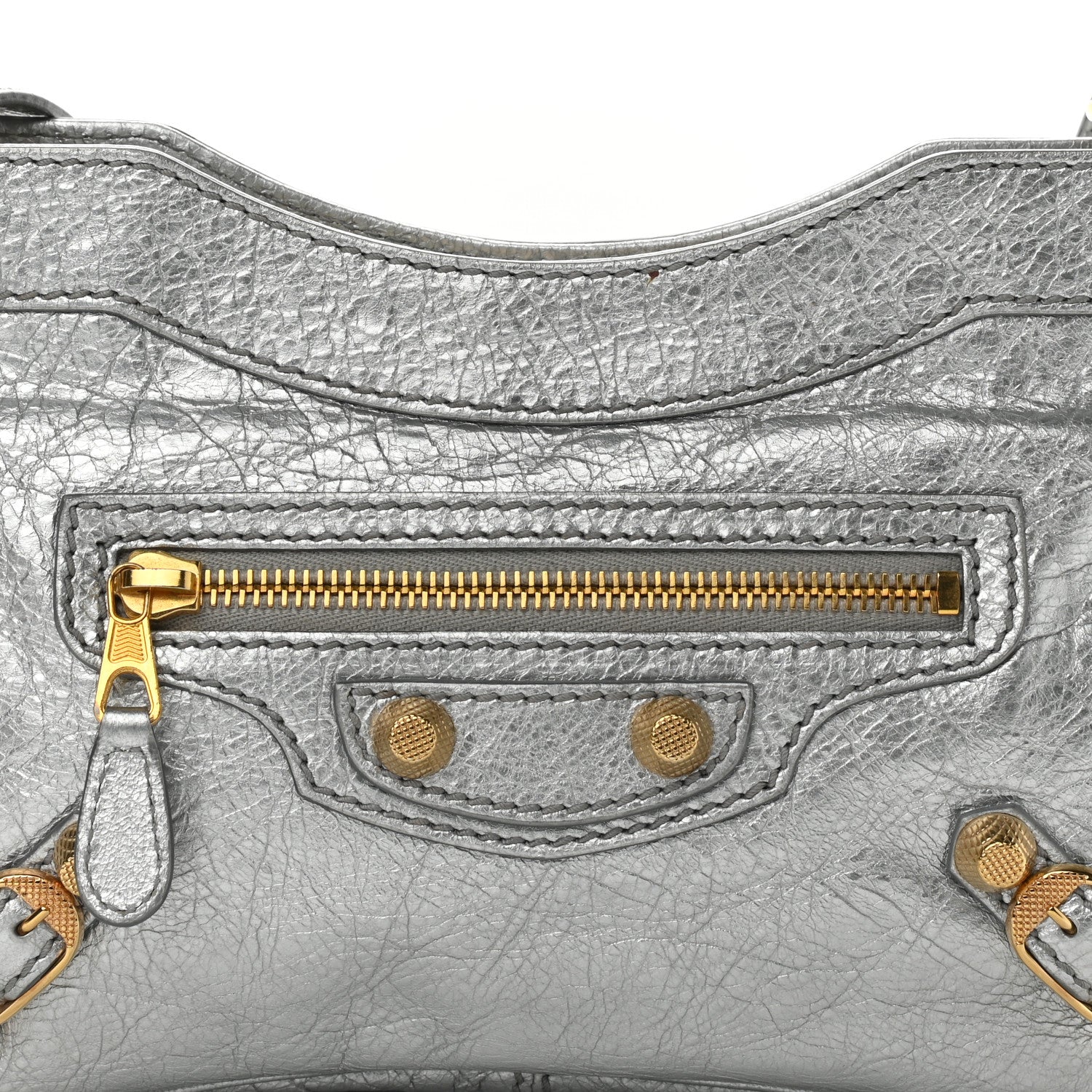 Balenciaga Agneau Giant 12 Gold Hardware Hip Aluminum 7 of 11
