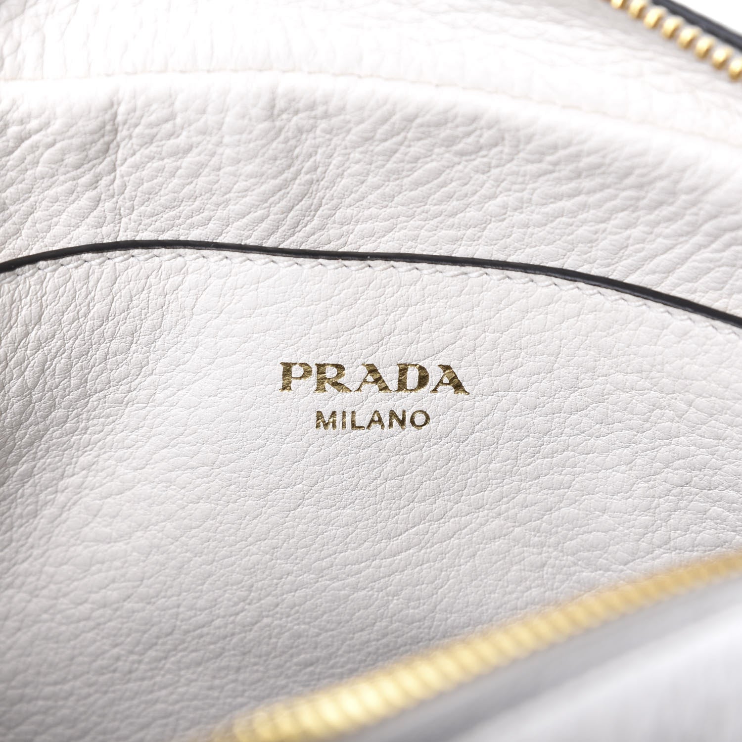 Prada Vitello Phenix Flap Crossbody White 7 of 8