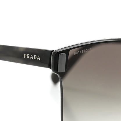 Prada Cat Eye Sunglasses SPR 67T Silver 7 of 8