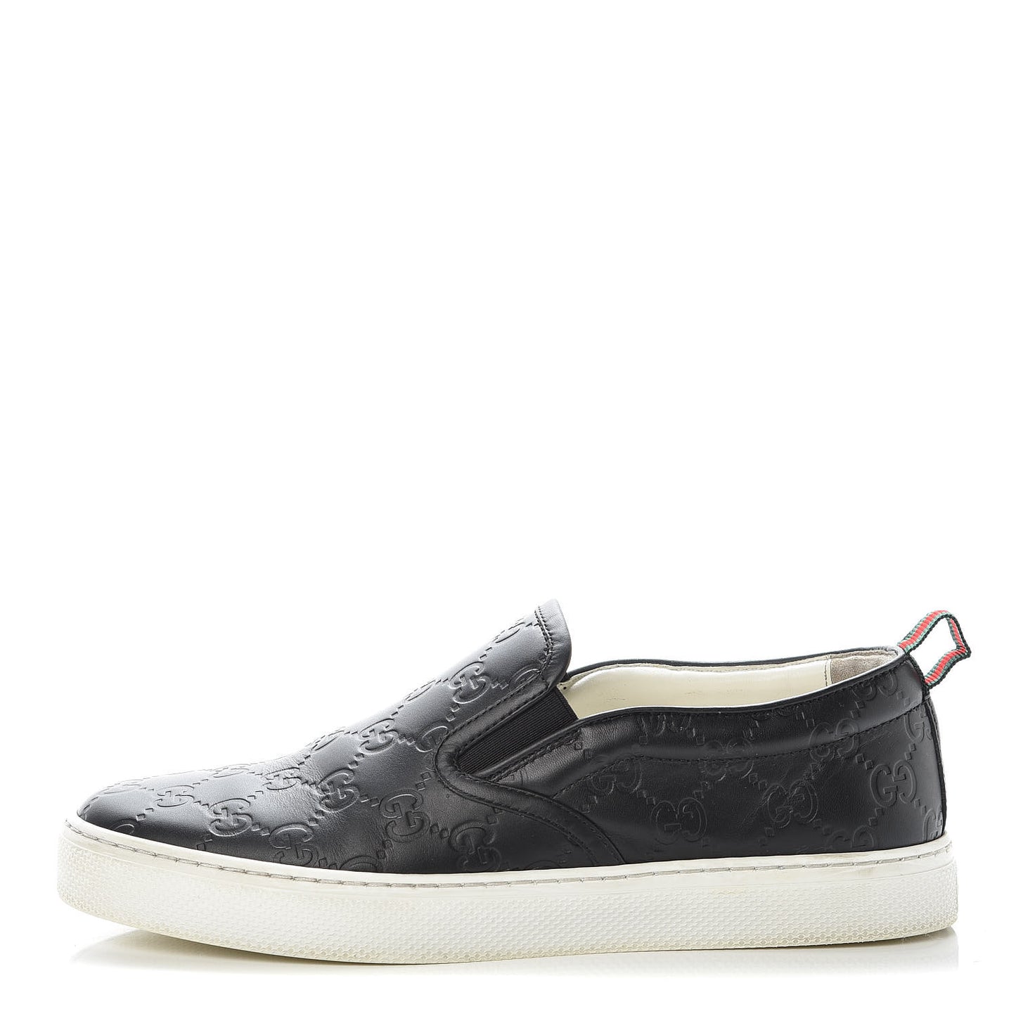Guccissima Mens Dublin Slip On Sneakers 5.5 Black