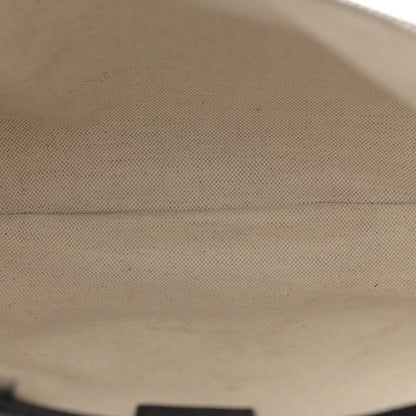 Gucci GG Supreme Monogram Textured Dollar Calfskin Web Small Ophidia Half Moon Hobo Beige Blue 5 of 10