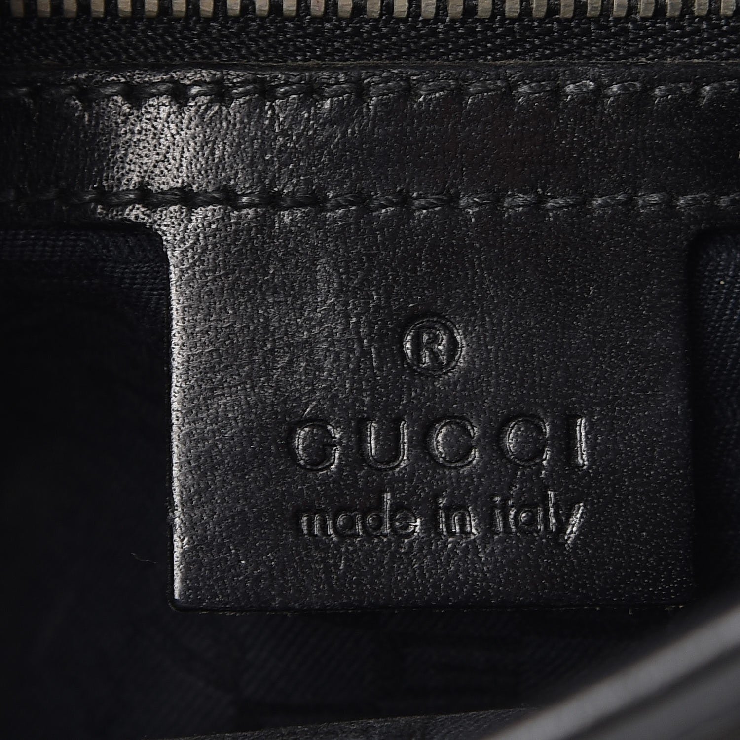 Gucci Canvas GG Reins Shoulder Bag Black 6 of 14