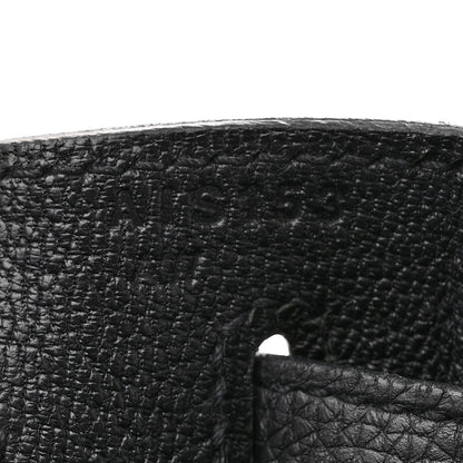 Hermes Togo Matte Alligator Kelly Retourne Touch 28 Black 7 of 13