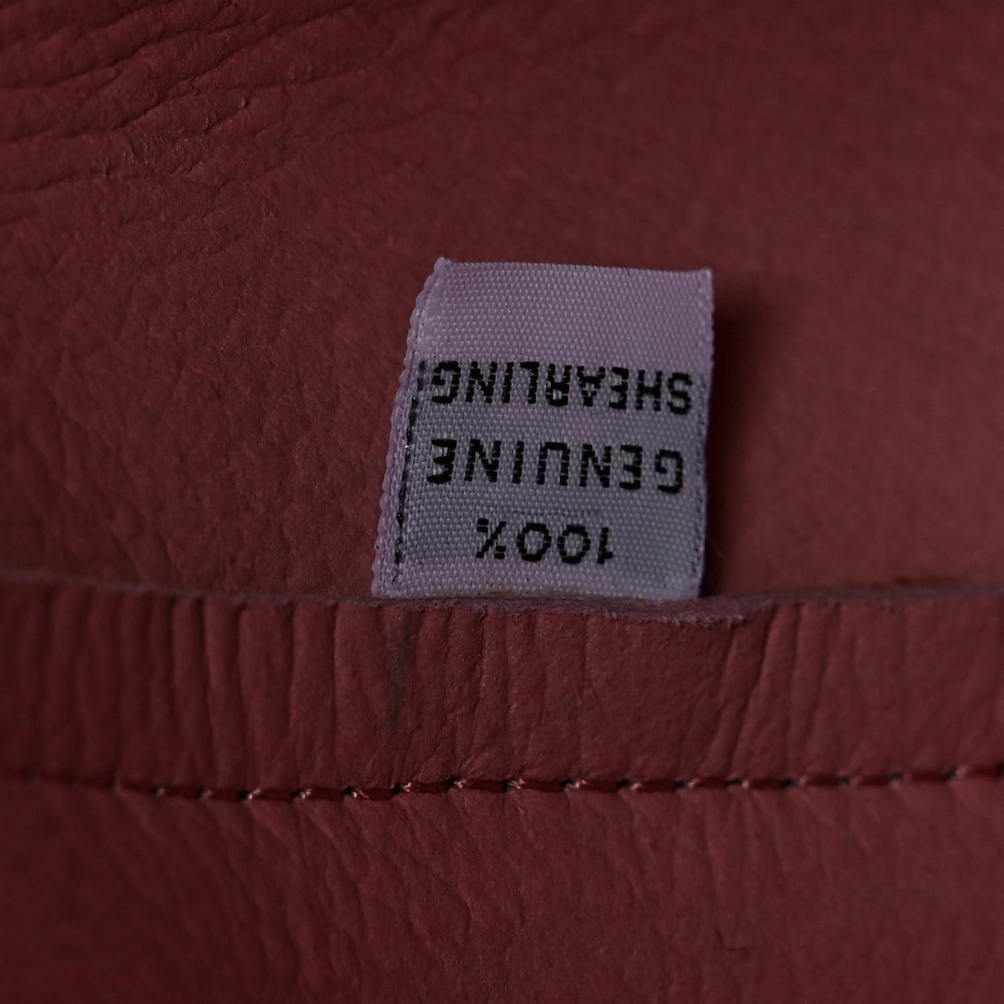 Shearling Mini Bucket Bag Blush