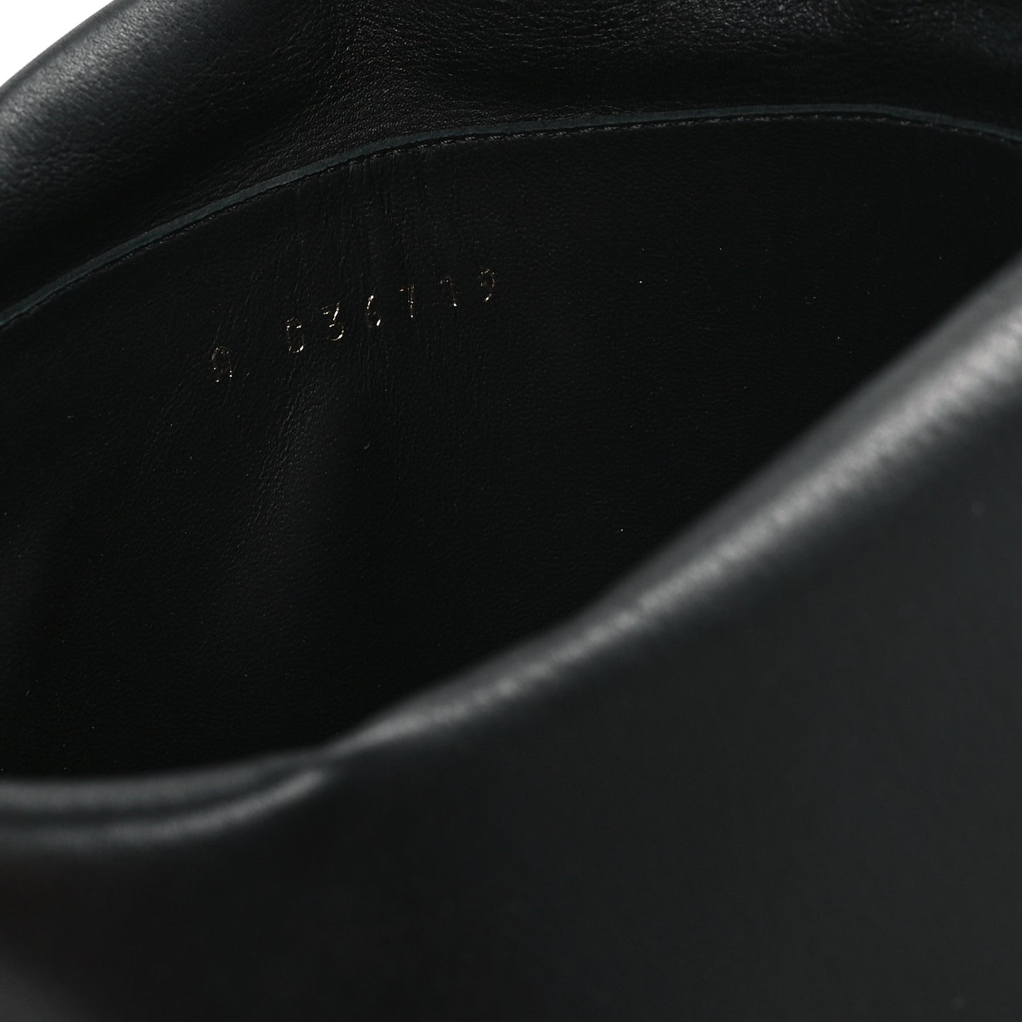 Calfskin CC Fold Over Boots 39 Black
