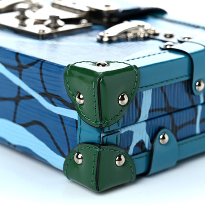 Louis Vuitton Epi Petite Malle Aqua 8 of 8