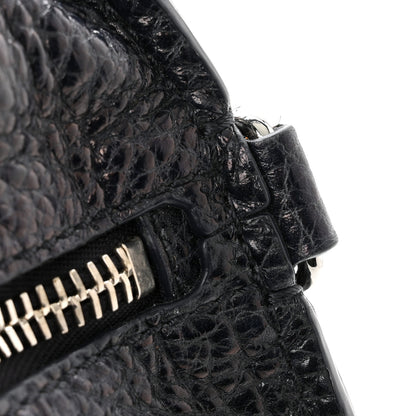 Alexander Wang Pebbled Lambskin Rocco Nickel Hardware Dark Blue 11 of 23
