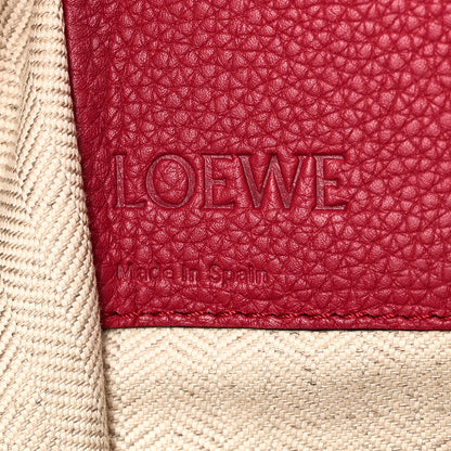 Loewe Grained Calfskin Medium Hammock Shoulder Bag Raspberry 6 of 9
