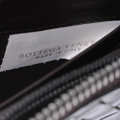 Bottega Veneta Nappa Intrecciato Zip Around Wallet Ebano 7 of 8