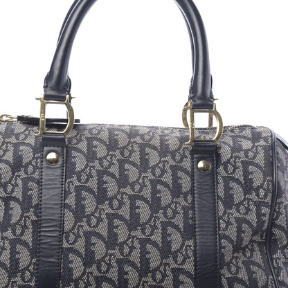 Christian Dior Denim Monogram Boston Navy 8 of 13