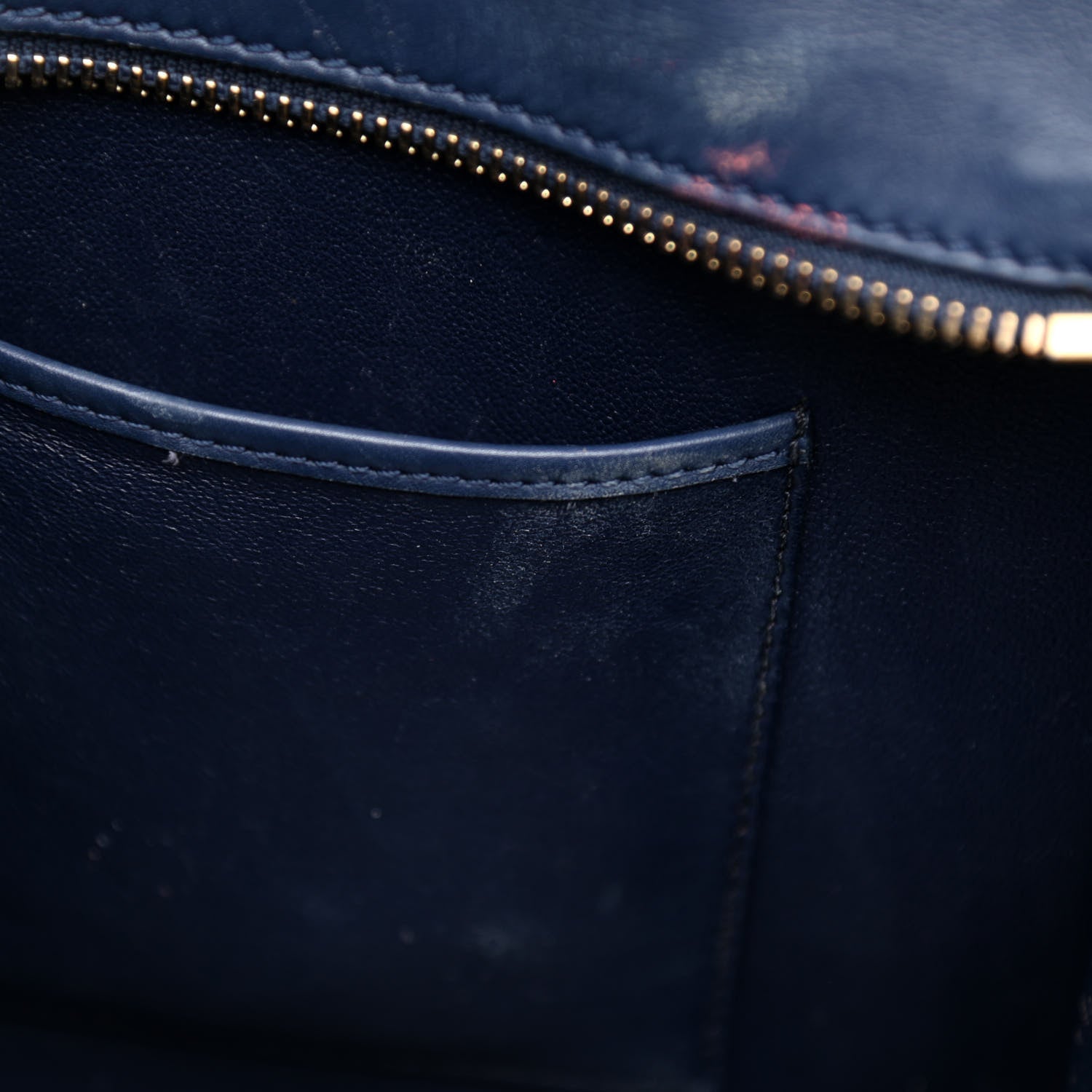 Celine Smooth Calfskin Mini Luggage Ink 15 of 17