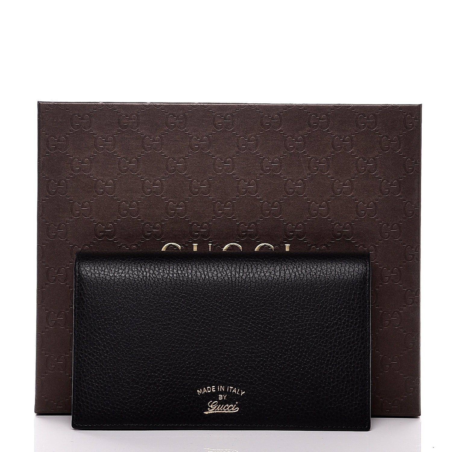 Gucci Dollar Calfskin Mini Swing Wallet Bag Black 9 of 9
