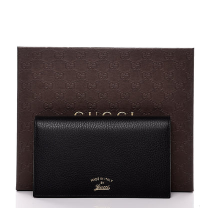 Gucci Dollar Calfskin Mini Swing Wallet Bag Black 9 of 9