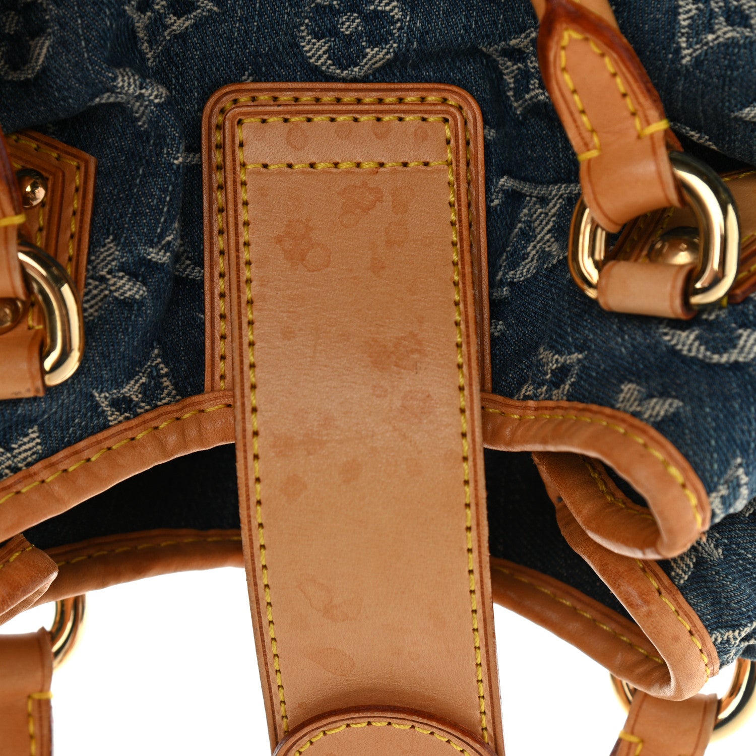 Louis Vuitton Monogram Denim Pleaty Blue 18 of 20