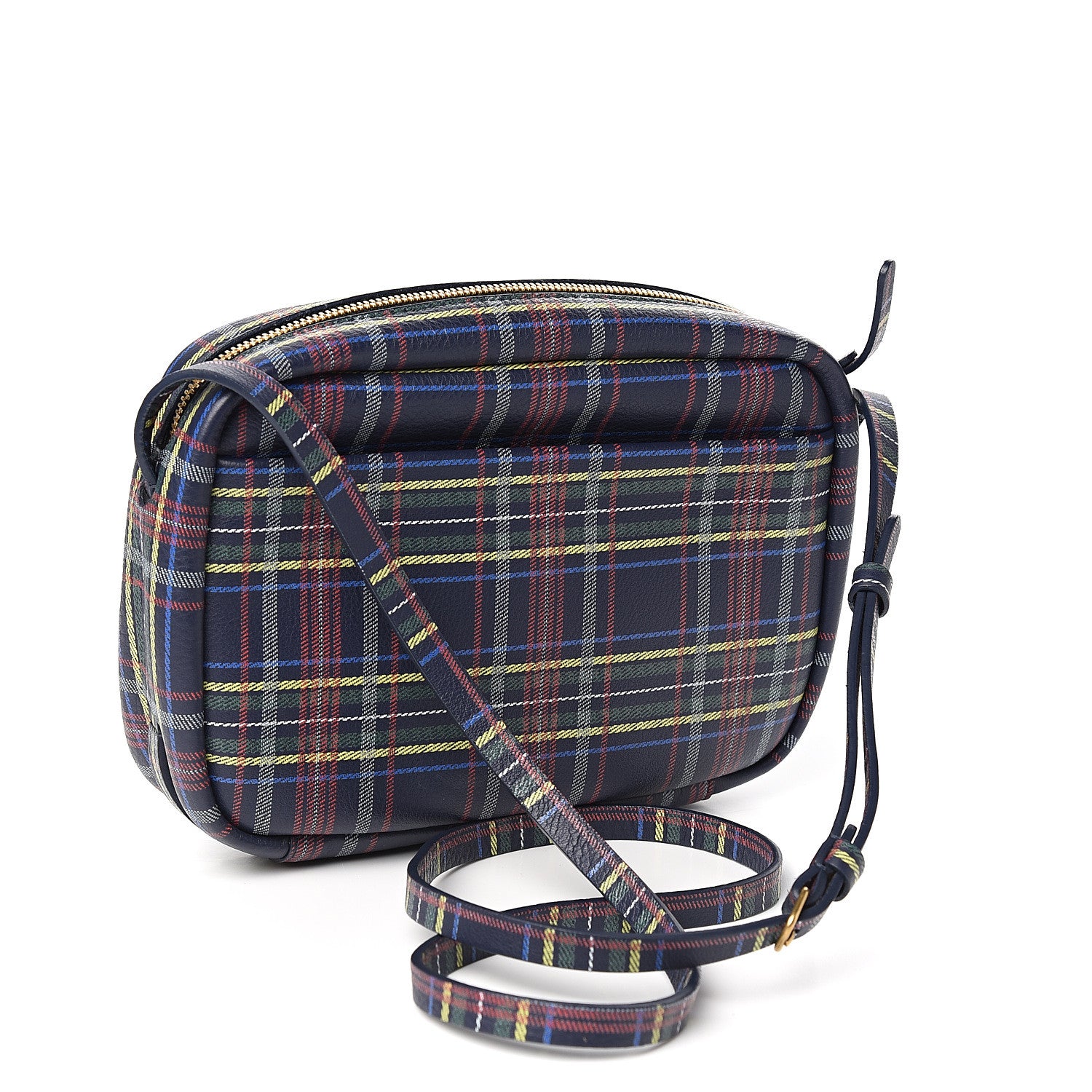 Balenciaga Calfskin Plaid Everyday S Camera Bag Multicolor 2 of 9