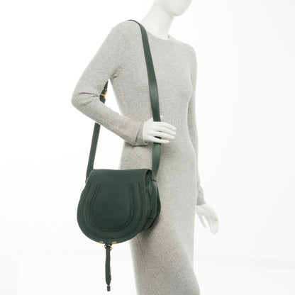Chloe Calfskin Medium Marcie Round Crossbody Bag Epicea 2 of 9