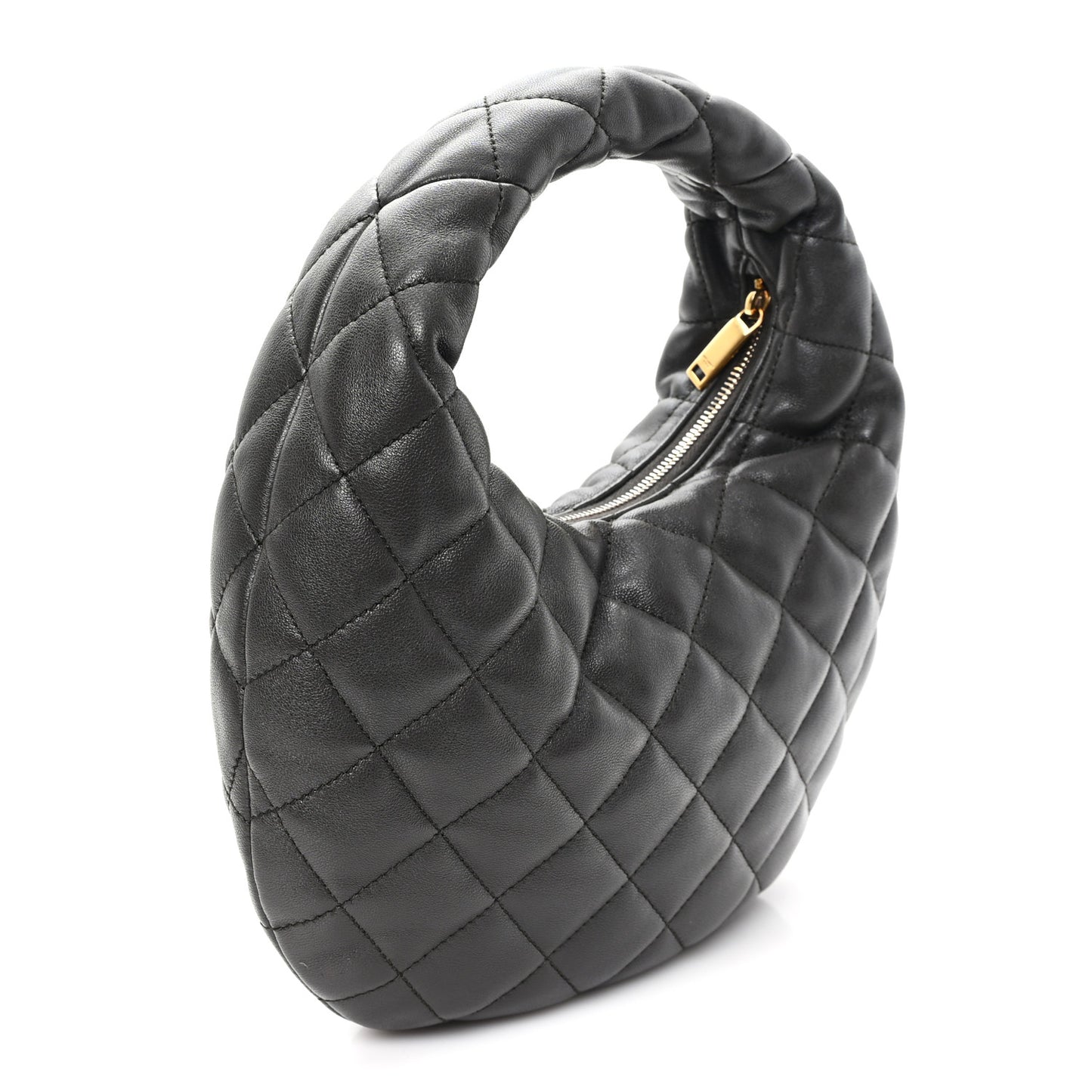 Lambskin Quilted Icarino Bag Urban Grey