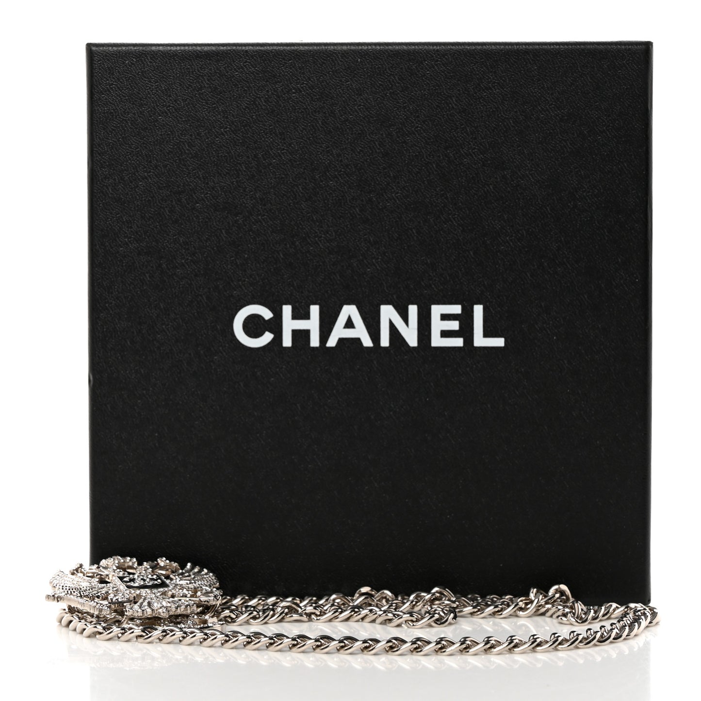Crystal Paris Moscow Eagle Chain Belt Silver