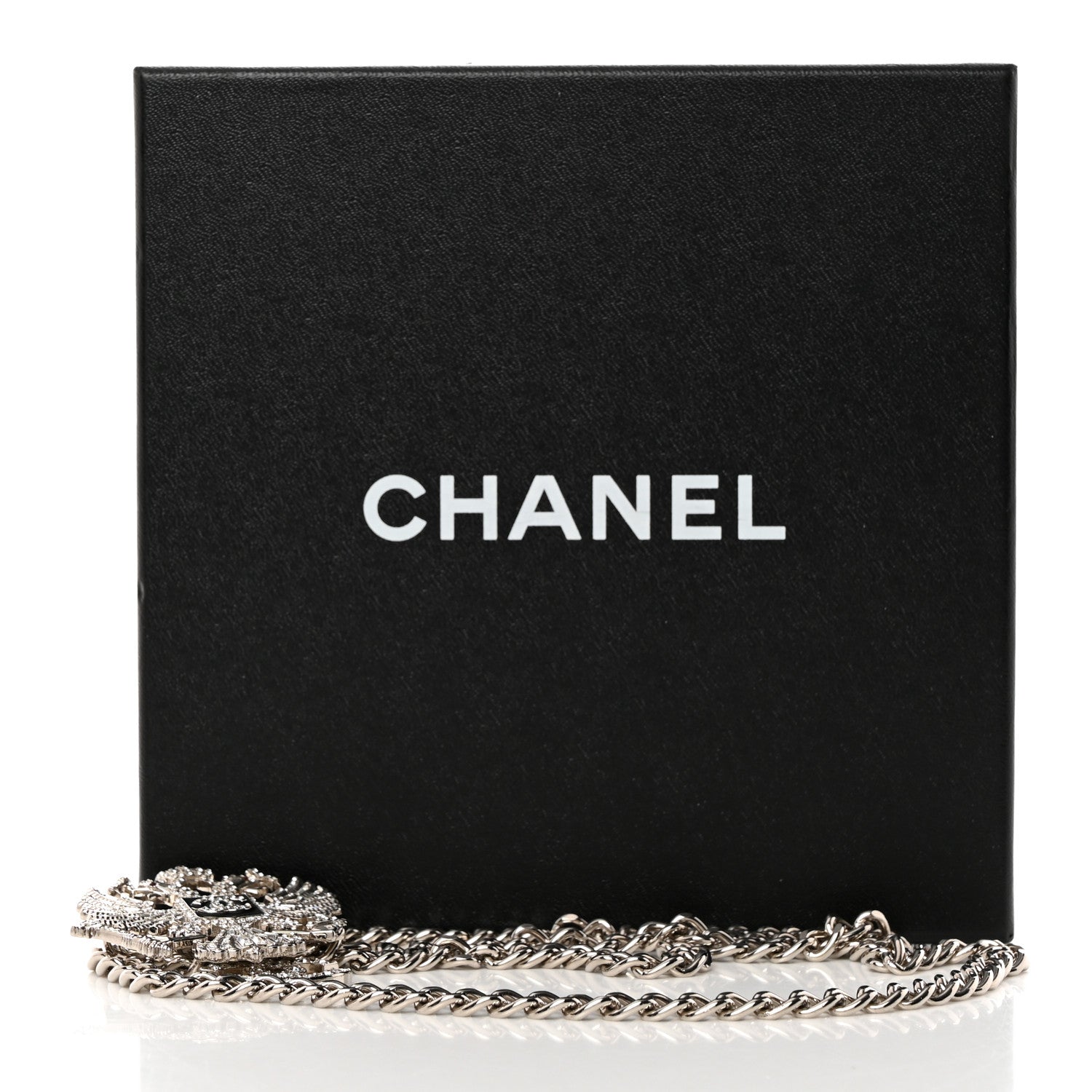 Chanel Crystal Paris Moscow Eagle Chain Belt Silver 4 of 6
