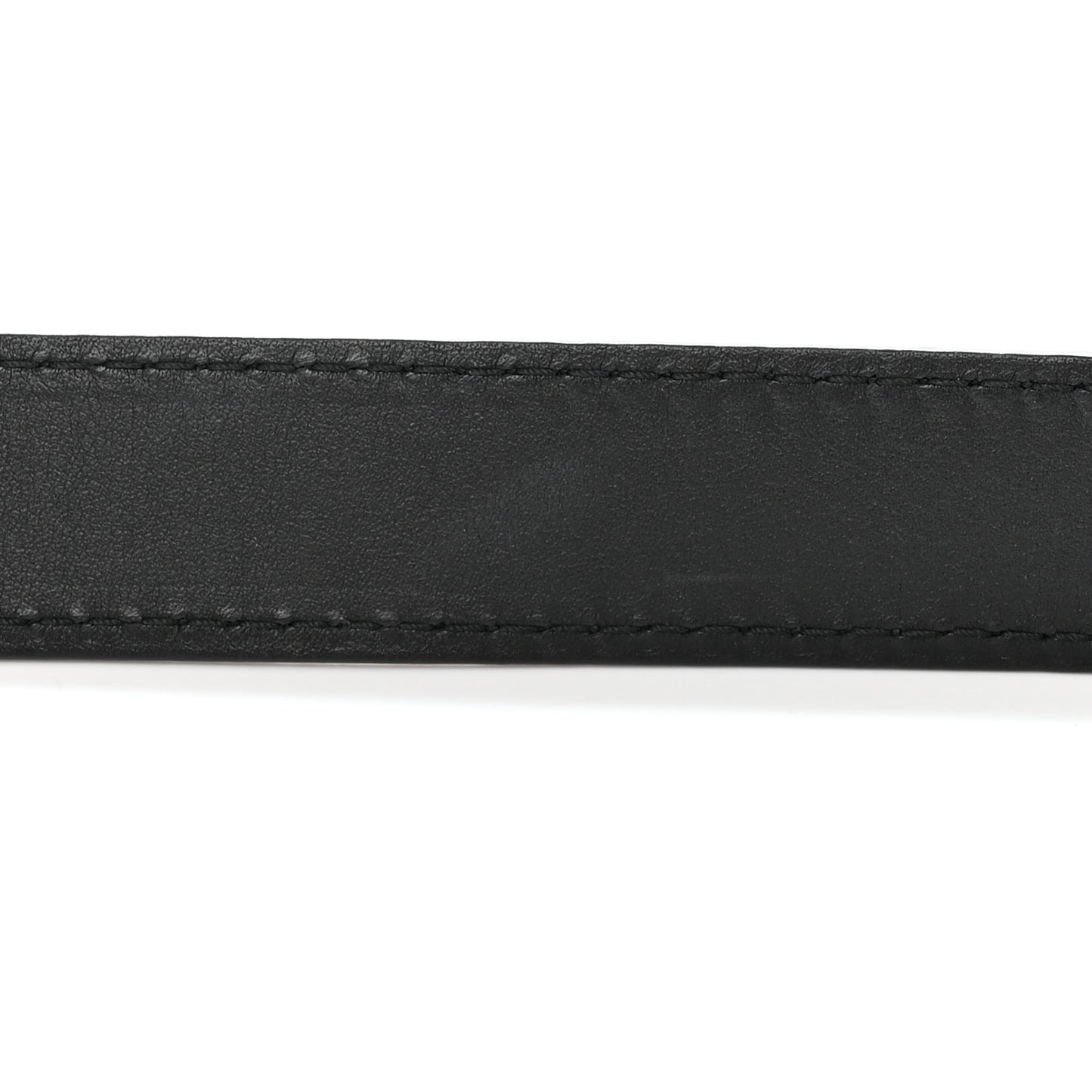 Calfskin D Fence Belt 75 30 Black