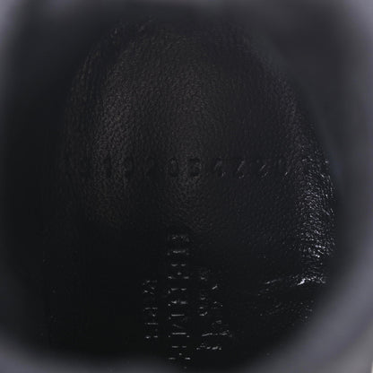 Hermes Knit Calfskin Volver Ankle Boots 37.5 Black 10 of 11