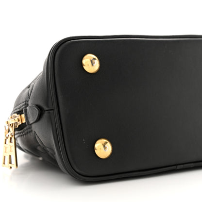Louis Vuitton Calfskin Bubblegram Alma BB Black 8 of 13