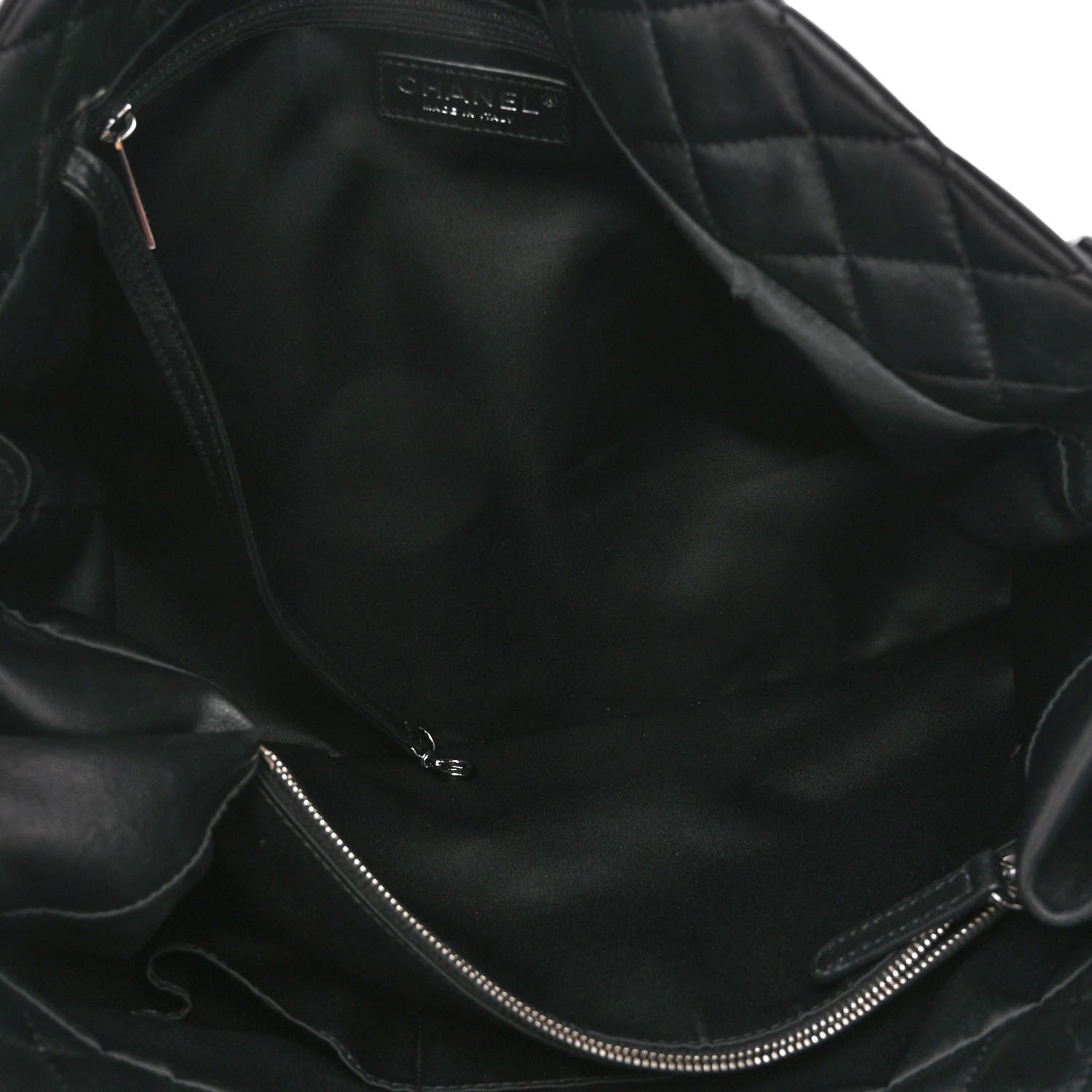 Chanel Lambskin Quilted Coco Loop Tote Black 6 of 14