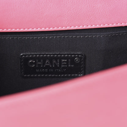 Chanel Calfskin Quilted Medium Boy Flap Pink 8 of 10